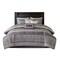 Gracie Mills Hickman 7-Piece Transitional Striped Jacquard Comforter Set - Grace-14306